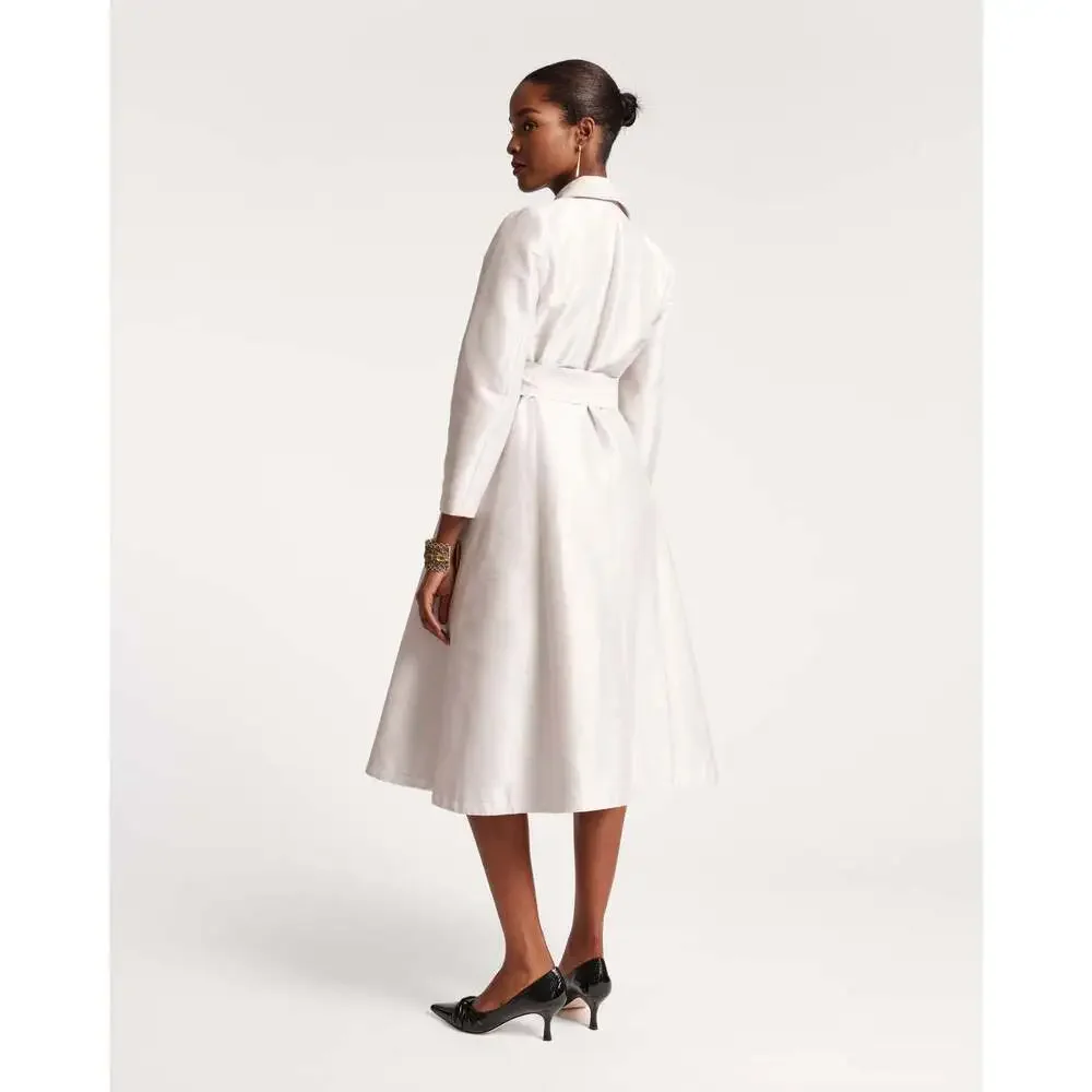Lucille Dupioni Wrap‎ Dress - Picture 4 of 4